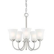 Bronson 5-Light Chandelier in Brushed Nickel