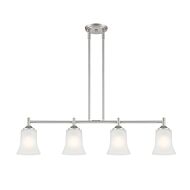 Bronson 4-Light Island Pendant in Brushed Nickel