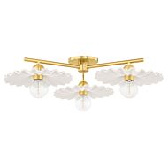 Three Light Semi Flush Mount by Mitzi