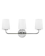 Kline 3-Light LED Bathroom Vanity Light in Chrome