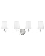 Kline 4-Light LED Bathroom Vanity Light in Chrome