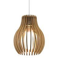 Stecche di Legno 1-Light Pendant in Louro Freijo