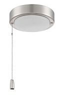 Light Kit-Disk 1-Light LED Disk Fan Light Kit in Brushed Polished Nickel