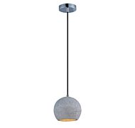 Maxim Lighting Crete 7 Inch Pendant in Polished Chrome