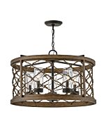 Hinkley Finn 5-Light Outdoor Pendant In Oil Rubbed Bronze