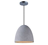 Maxim Lighting Crete 15.25 Inch Pendant in Polished Chrome