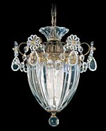 Bagatelle One Light Mini Pendant in Antique Silver by Schonbek