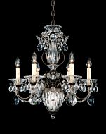 Bagatelle Seven Light Chandelier in Heirloom Gold by Schonbek