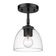 One Light Semi-Flush Mount by Golden