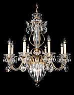 Bagatelle 11 Light Chandelier in Antique Silver by Schonbek