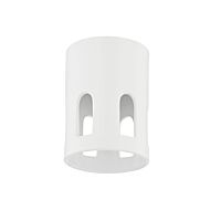 Tatum 1-Light Flush Mount in Wood/Stone/Naturals