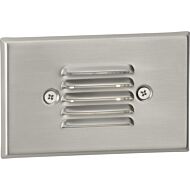 LED Step Lights 1-Light LED Step Light in Brushed Nickel