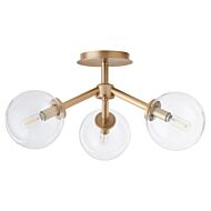 Three Light Ceiling Mount by Quorum