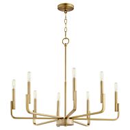 Eight Light Chandelier by Quorum