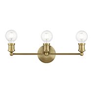 Lansdale 3-Light Bathroom Vanity Sconce in Antique Brass