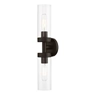 Ludlow 2-Light Bathroom Vanity Sconce in Bronze