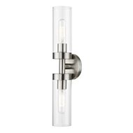 Ludlow 2-Light Bathroom Vanity Sconce in Brushed Nickel