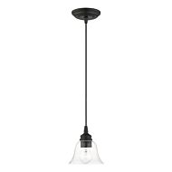 Moreland 1-Light Pendant in Black