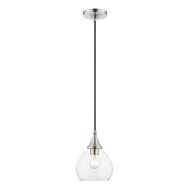 Catania 1-Light Mini Pendant in Brushed Nickel