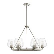 Willow 6-Light Chandelier in Brushed Nickel