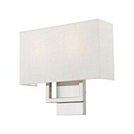 Pierson 2-Light Wall Sconce in Brushed Nickel