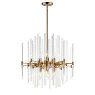 Divine 8-Light Chandelier in Heritage