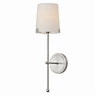 Huntington 1-Light Wall Sconce in Satin Nickel