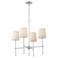 Huntington 4-Light Chandelier in Satin Nickel