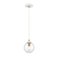 Boudreaux 1-Light Mini Pendant in Matte White