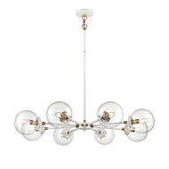 Boudreaux 8-Light Chandelier in Matte White