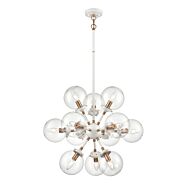 Boudreaux 12-Light Chandelier in Matte White