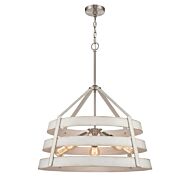 Brigantine 5-Light Chandelier in Satin Nickel