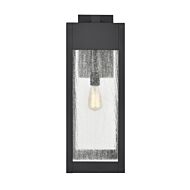 Angus 1-Light Outdoor Wall Sconce in Charcoal