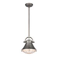 Urbanite 1-Light Mini Pendant in Weathered Zinc