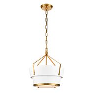 Marin 1-Light Pendant in Matte White