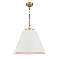 Vellus 3-Light Pendant in Matte White