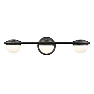 Nelly 3-Light LED Bathroom Vanity Light in Matte Black