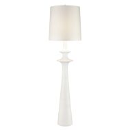 Erica 1-Light Floor Lamp in Dry White