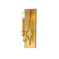 Normandy 1-Light Wall Sconce in Gold Leaf