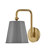 Blake 1-Light LED Wall Sconce in French Gray