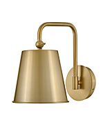 Blake 1-Light LED Wall Sconce in Lacquered Brass