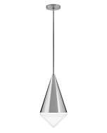 Betty 1-Light LED Pendant in Polished Nickel