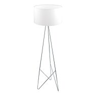 Camporale 1-Light LED Floor Lamp in Chrome