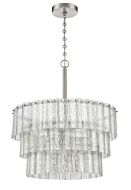 Museo 9-Light Pendant in Brushed Polished Nickel