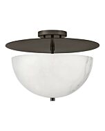 Inez 3-Light LED Semi-Flush Mount in Black Oxide