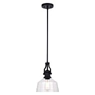 Beloit 1-Light Mini Pendant in Matte Black