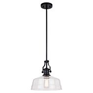 Beloit 1-Light Pendant in Matte Black