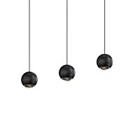 Three Light Linear Pendant by Sonneman