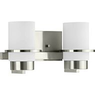 Reiss 2-Light Vanity in Brushed Nickel