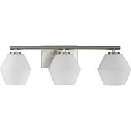 Copeland 3-Light Vanity in Brushed Nickel